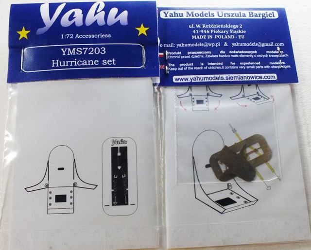 Yahu YMS7203 Kit Hurricane (Airfix et autres) 1/72