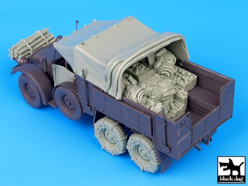 Ensemble d&amp;#39;accessoires complets Black Dog T35074 Krupp Protze 1/35 – image 5