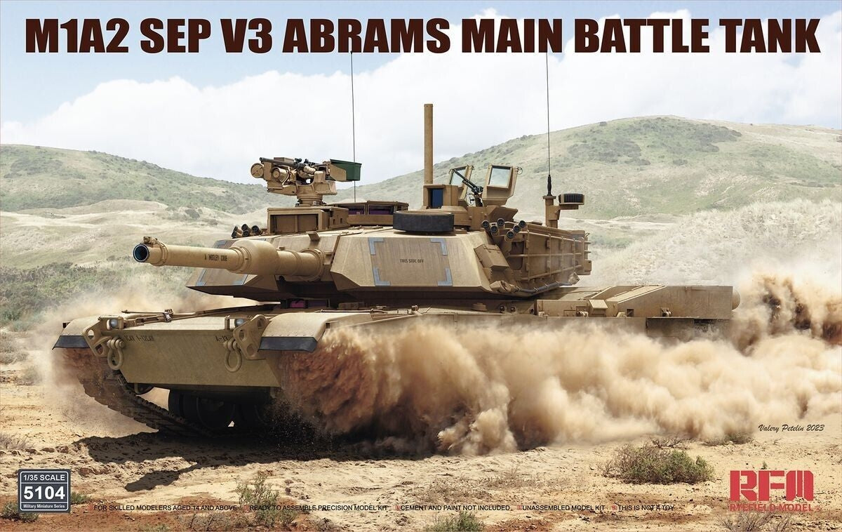 Maquette Rye Field 5104 M1A2 SEP V3 Abrams au 1/35