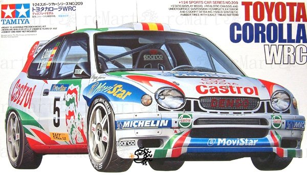 Tamiya 24209 Toyota Corolla WRC 1/24