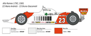 Italeri 4704 ALFA ROMEO 179-179C (1/12) – image 14