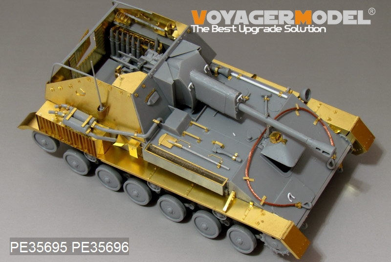 Maquette Voyager PE35695, canon automoteur russe SU-76 de la Seconde Guerre mondiale (modèle de base) pour MiniArt 35053 au 1/35 – image 9