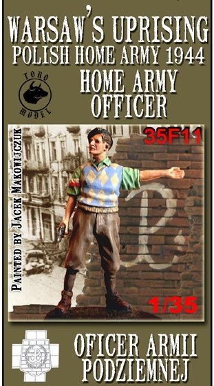 ToRo Modèle 35F11 Insurrection de Varsovie - Officier de l&amp;#39;Armée de l&amp;#39;intérieur / Insurrection de Varsovie 1944 - Officier de l&amp;#39;Armée de l&amp;#39;intérieur 1/35