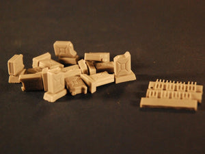 Panzer Art RE35-283 Bidons italiens de 20 litres (12 pièces) Seconde Guerre mondiale, échelle 1/35