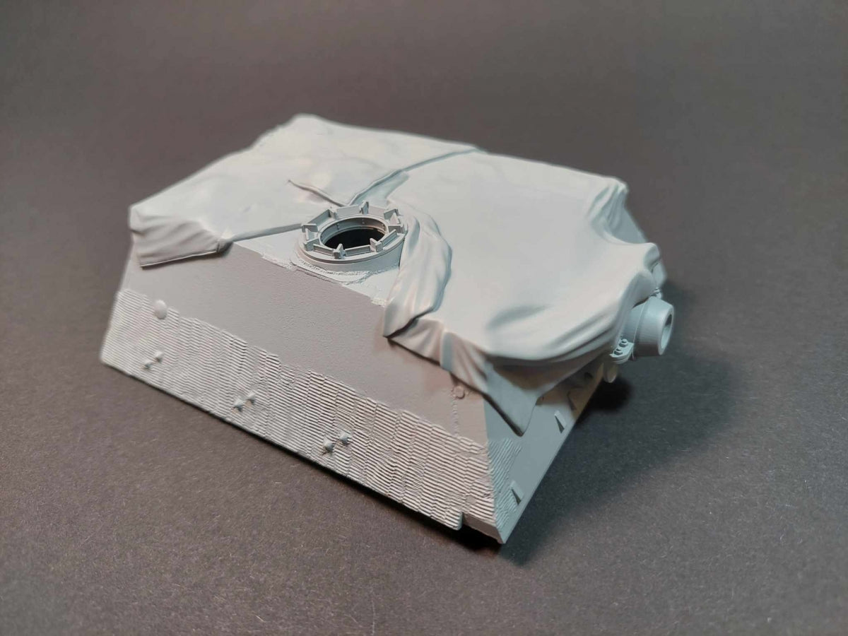 Panzer Art RE35-752 Elefant&amp;quot;coque supérieure avec bâche en toile 1/35  – imagen 3