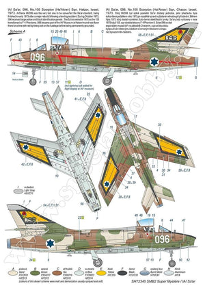 Special Hobby 72345 SMB-2 Super Mystère « Sa&amp;#39;ar – Tempête israélienne dans le ciel » 1/72 – immagine 4