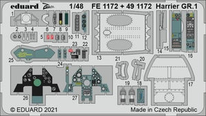 Eduard BIG49292 Harrier GR.1 KINETIC 1/48 – zdjęcie 5