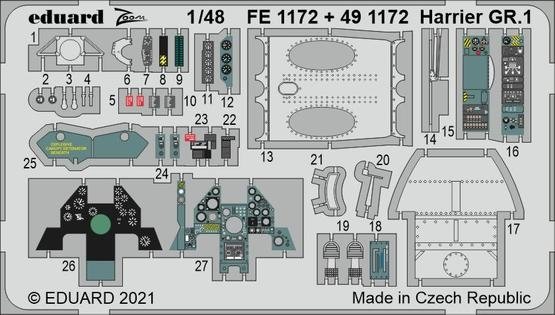 Eduard BIG49292 Harrier GR.1 KINETIC 1/48 – zdjęcie 5