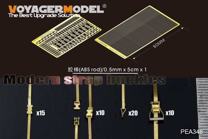 Boucles de sangle modernes Voyager modèle PEA348 (GP) 1/35