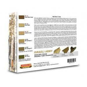 Pigments et colorants Lifecolor SPG01 Armée israélienne 6 x 22 ml – immagine 2