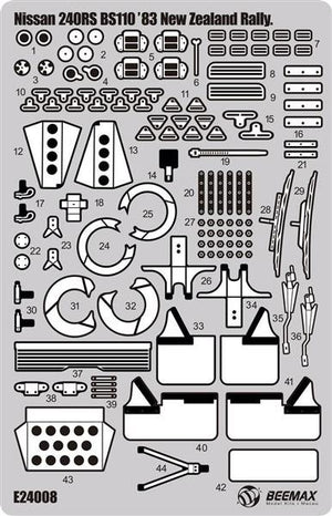 Pièces de détail Aoshima 08580 pour Nissan 240RS 1/24 – imagen 2