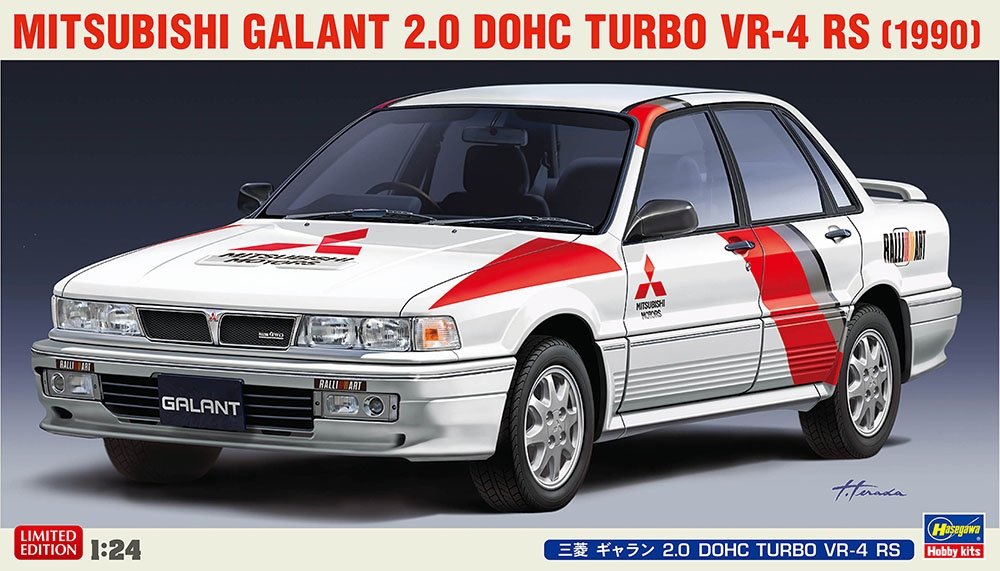 Hasegawa 20627 MITSUBISHI GALANT 2.0 DOHC TURBO VR-4 RS 1/24 