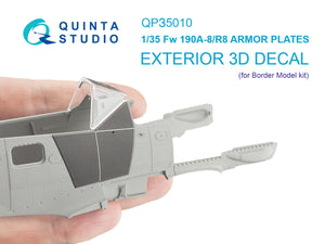 Quinta Studio QP35010 Plaques de blindage FW 190A-8/R-8 (Border Model) 1/35
