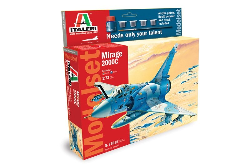 Italeri 71012 MIRAGE 2000C - Maquette