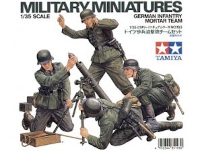 Tamiya 35193 Équipe de mortier d&amp;#39;infanterie allemande (1/35)