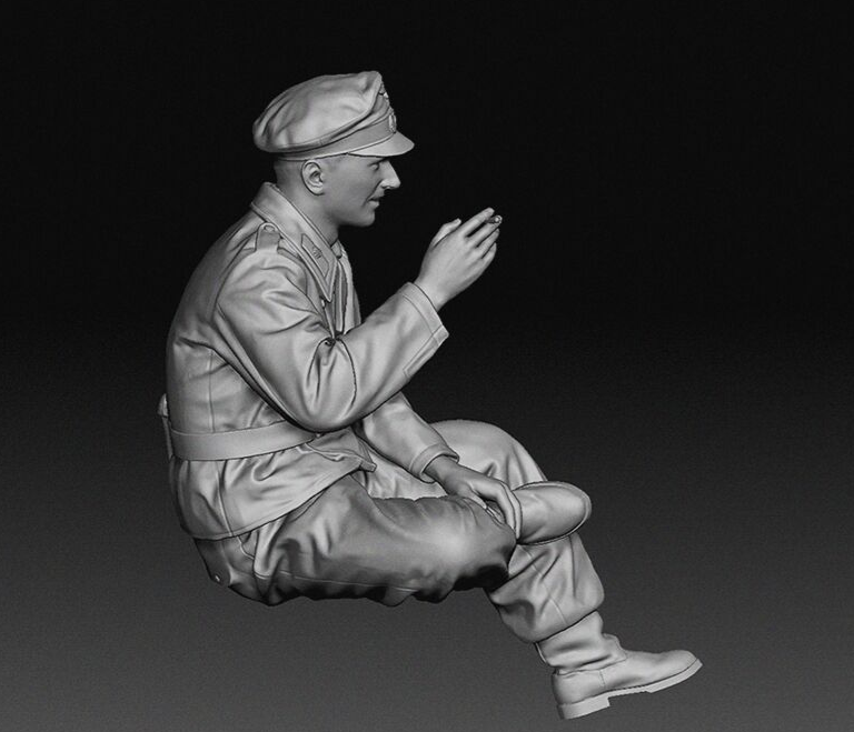 Das Werk DW16007 Commandant de char allemand 1/16 – image 4