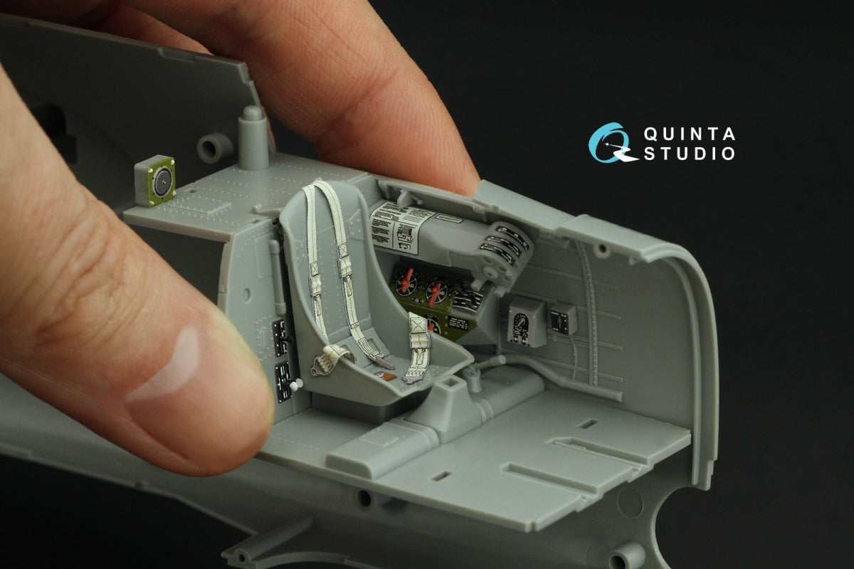 Intérieur coloré imprimé en 3D sur papier décalcomanie Quinta Studio QD32209 A-20G Havoc (HK Models) 1/32 – image 7