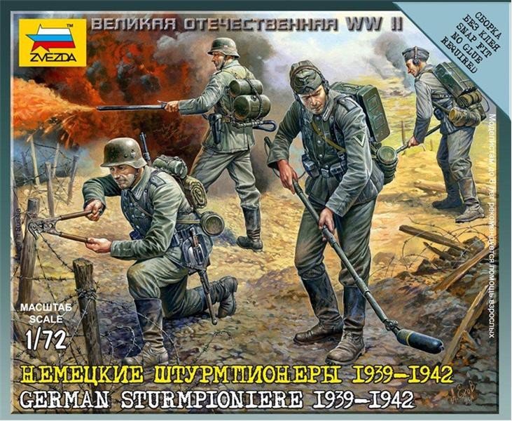 Zvezda 6110 Allemand IIWW Sturmpioniere (1/72)