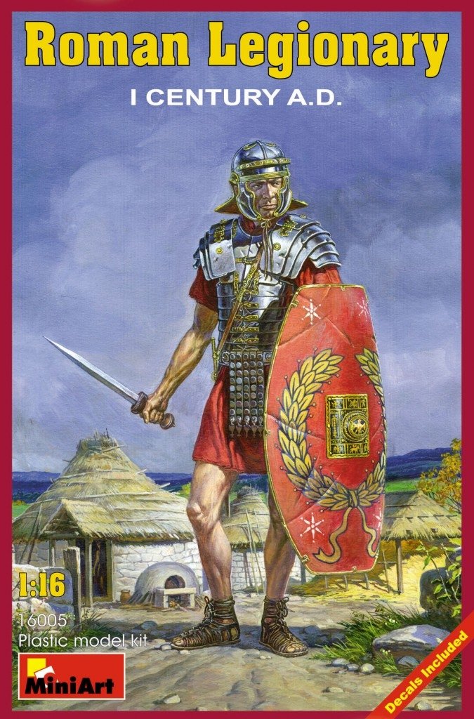 Miniart 16005 LÉGIONNAIRE ROMAIN Ier SIÈCLE APR. J.-C. 1/16