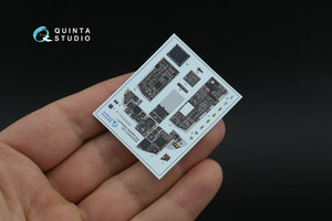 Quinta Studio QDS+32252 F-15C PAD amélioré, intérieur imprimé en 3D et coloré sur papier décalcomanie (Tamiya) (petite version) (avec pièces en résine imprimées en 3D) 1/32 – image 3