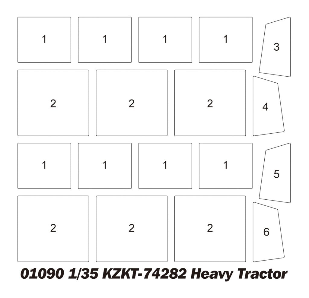 Trumpeter 01090 KZKT-74282 Tracteur lourd 1/35 – Bild 3