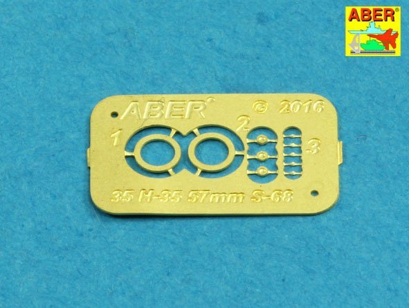 Armement Aber 35L-205 pour SPAAG soviétique ZSU-57-2 57mm S-68 x2pcs. (1/35) – imagen 6