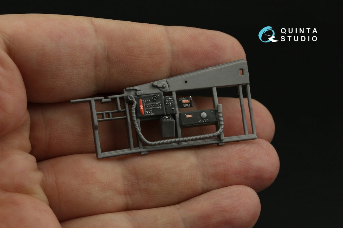 Quinta Studio QDS-32145 P-51D Mustang 3D-Printed &amp;amp; coloured Interior on decal paper (Zoukei-Mura SWS) (Small version) 1/32 – zdjęcie 4