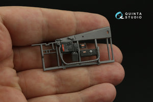 Quinta Studio QDS-32145 P-51D Mustang 3D-Printed &amp;amp; coloured Interior on decal paper (Zoukei-Mura SWS) (Small version) 1/32 – zdjęcie 4