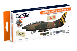 Hataka HTK-CS60 Ensemble de peinture AF portugais moderne vol. 2 (8x17ml)