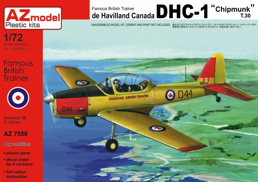Modèle AZ7558 DHC-1 Chipmunk T.30 1/72