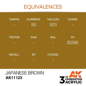AK Interactive AK11123 MARRON JAPONAIS – STANDARD 17 ml – Bild 3