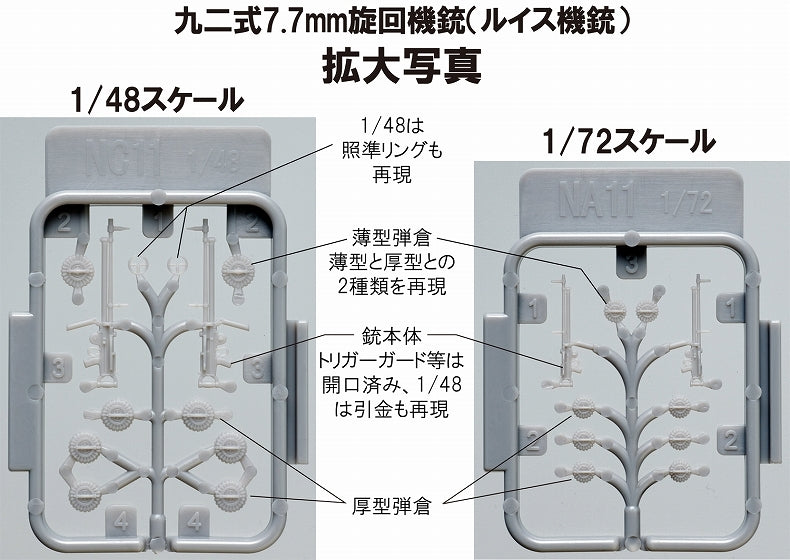 Mitrailleuse Fine Molds NC11 Type 92 7,7 mm (mitrailleuse Lewis) 1/48 – image 3