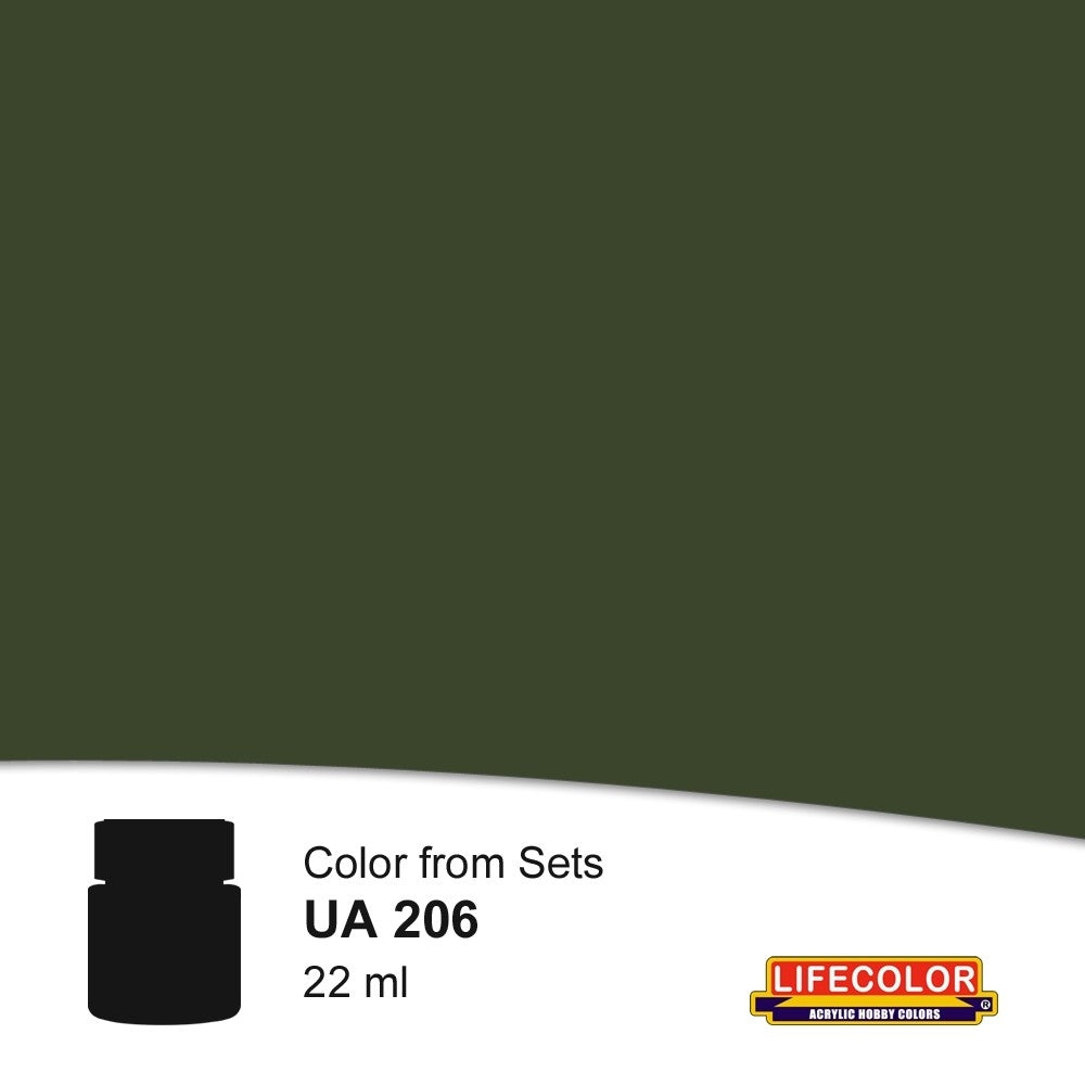 Lifecolor UA206 Vert olive RAL 6003 22ml