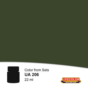 Lifecolor UA206 Vert olive RAL 6003 22ml