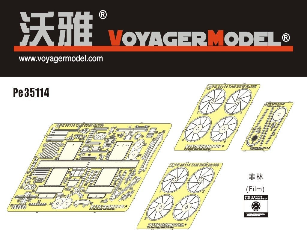 Voyager modèle PE35114 DKW NZ350 moto pour TAMIYA 35241 1/35