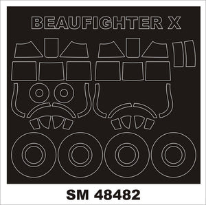 Montex SM48482 Beaufighter TF.X REVELL 1/48