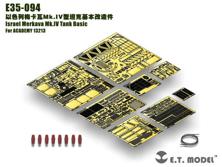 Maquette ET E35-094 Char Merkava Mk.IV israélien de base (pour ACADEMY 13213) (1/35)