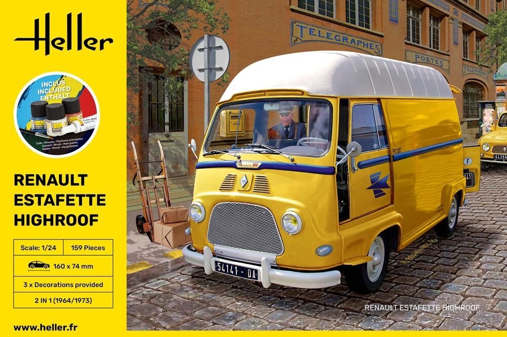 Heller 56740 Renault Estafette Highroof - Kit de démarrage 1/24