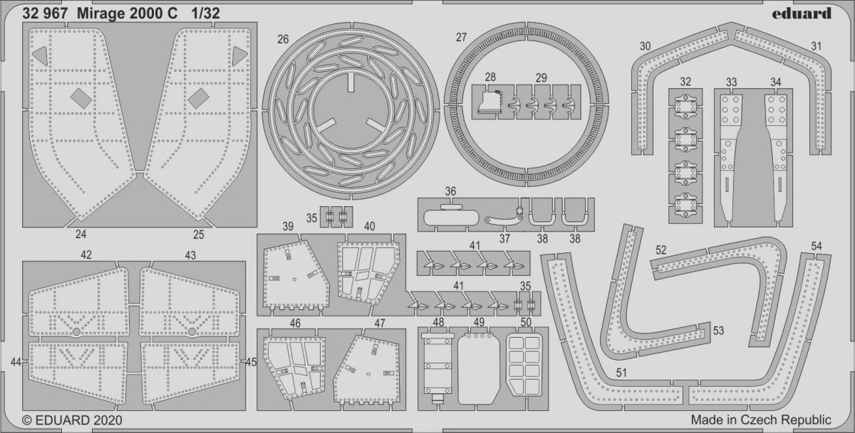 Eduard 32967 Mirage 2000 C pour KITTY HAWK 1/32 – Bild 2