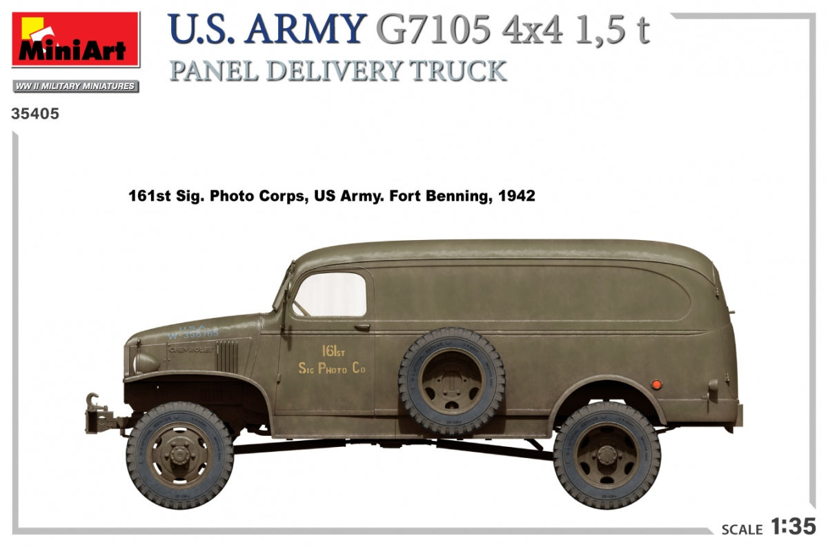 MiniArt 35405 Armée américaine G7105 Camion de livraison de panneaux 4x4 1,5 t 1/35 – image 8
