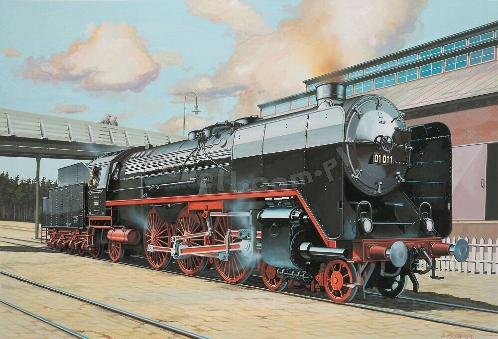 Revell 02172 Schwere Schnellzuglokomotive avec Tender 2&amp;#39;2 T32 BR 01 1/87 – imagen 5