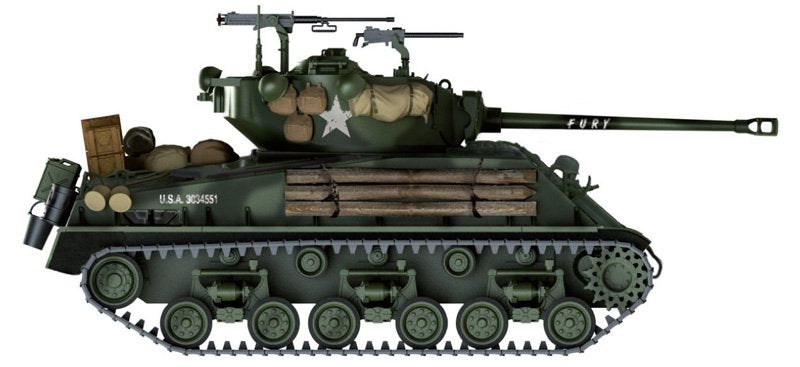 Italeri 6529 M4A3E8 SHERMAN FURY – immagine 2