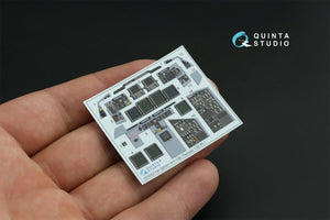 Intérieur imprimé en 3D et coloré sur papier décalcomanie Quinta Studio QDS-32119 F-15E (Tamiya) (petite version) 1/32 – Bild 8