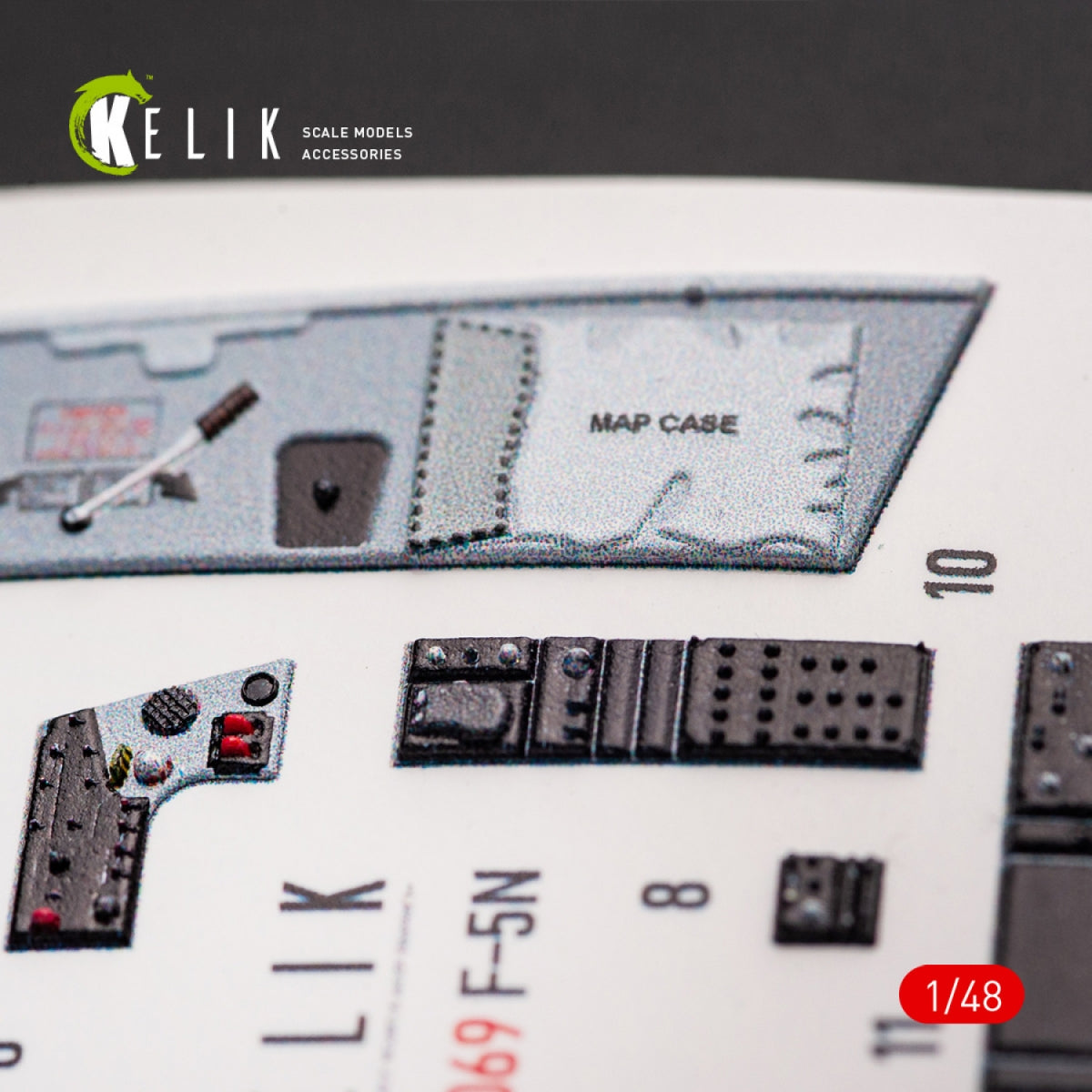 Décalcomanies 3D intérieures KELIK K48069 pour maquette AFV Club au 1/48 – immagine 5