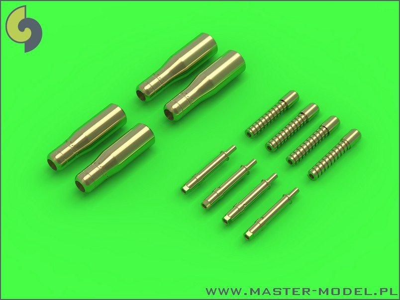 Master AM-32-074 Hawker Hurricane Mk IIC - Canons à ressort plat Hispano Mk I de 20 mm (4 pièces)