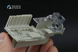 Quinta Studio QDS+32252 F-15C PAD amélioré, intérieur imprimé en 3D et coloré sur papier décalcomanie (Tamiya) (petite version) (avec pièces en résine imprimées en 3D) 1/32 – image 7