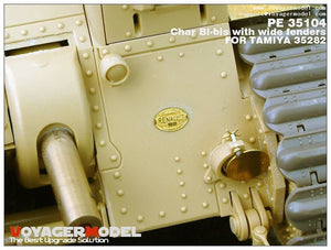 Maquette Voyager PE35104 Char bibis français de la Seconde Guerre mondiale avec ailes larges (version B incluant le canon) pour TAMIYA 35282 au 1/35 – image 6