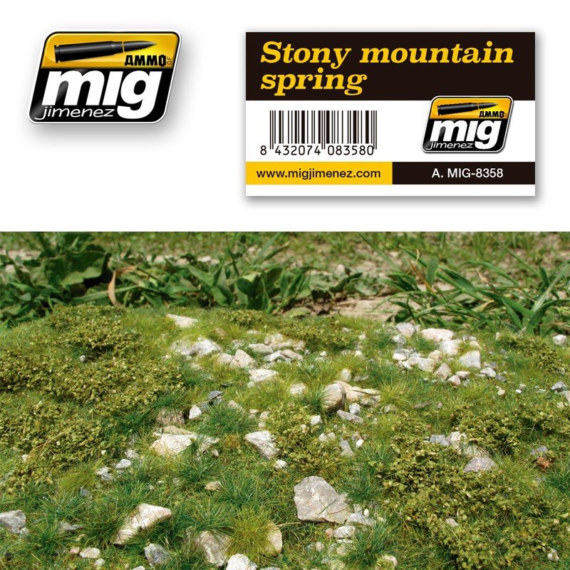 Munitions de Mig Jimenez 8358 STONY MOUNTAIN - PRINTEMPS