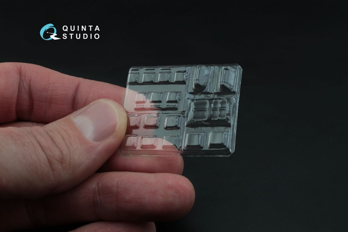 Verrière transparente thermoformée Quinta Studio QC72005 Pe-8 (pour kit Zvezda 7264) 1/72 – image 5