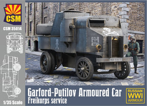 Copper State Models 35014 Voiture blindée Garford-Putilov, Freikorps Service 1/35